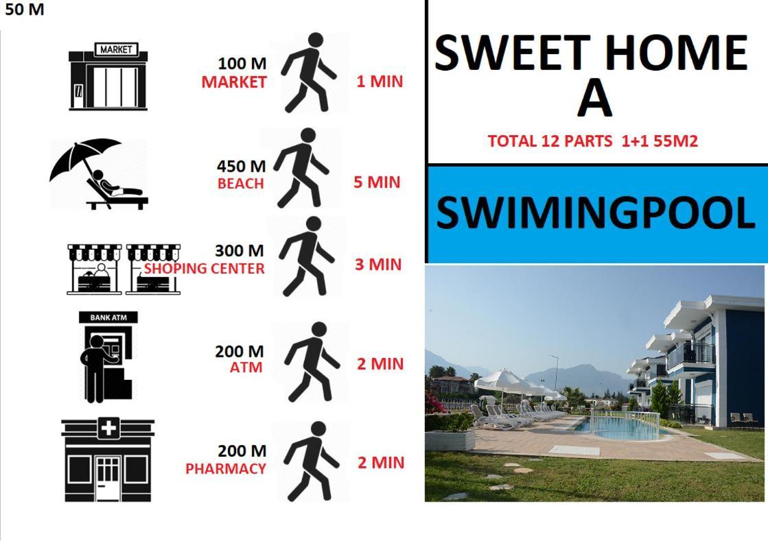 Sweet Home Kemer Apartments Kültér fotó